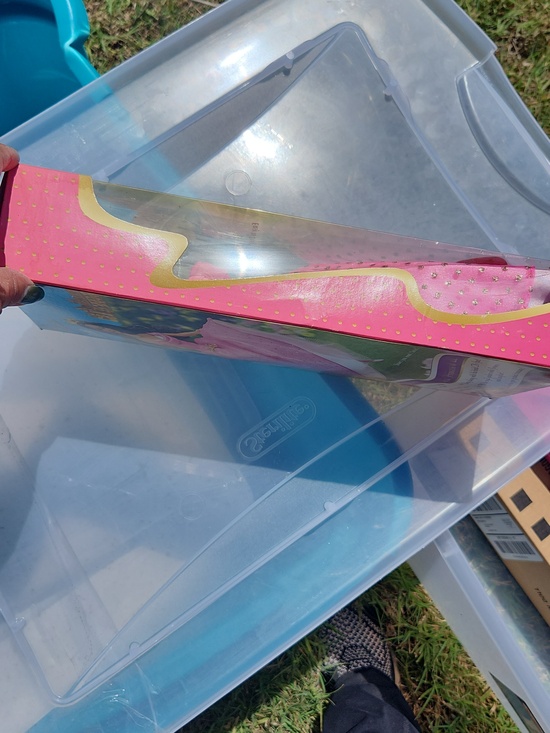 1998 Barbie Pink Gown Princess Doll with Gold Tiara, Never Opened, Non Smoking - Picture 3 of 7